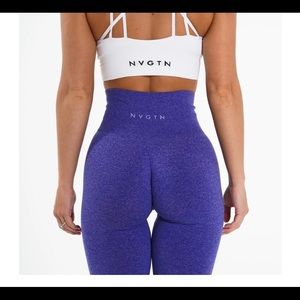 NVGTN NV Leggings- Electric Blue- Size Medium